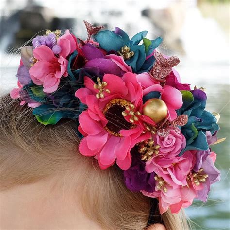 custom flower crown, trinity flower crown, cinco de mayo, spring flower crown | Flower crown ...