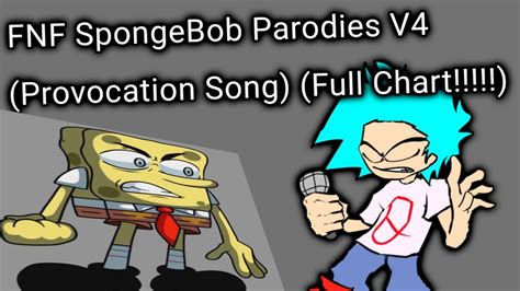 Fnf Spongebob Parodies V4 Provocation Song Full Chart Youtube