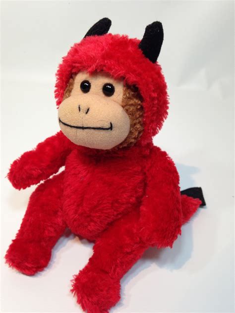 Gund Monkey Spooky Surprises Plush Devil Costume Bean Bag Stuffed