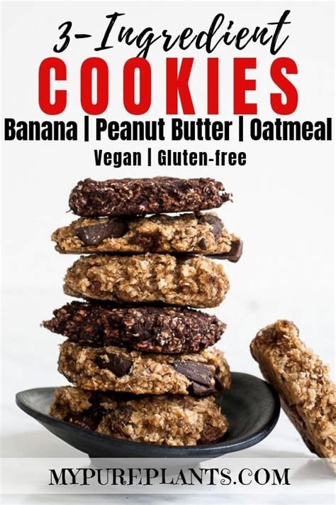 I've no idea how long they've been around for, but what i do know is that every recipe i have seen calls for peanut butter, an egg and white sugar. Healthy, 3-ingredient banana peanut butter oatmeal cookies. No refined sugar. No flour… | Peanut ...
