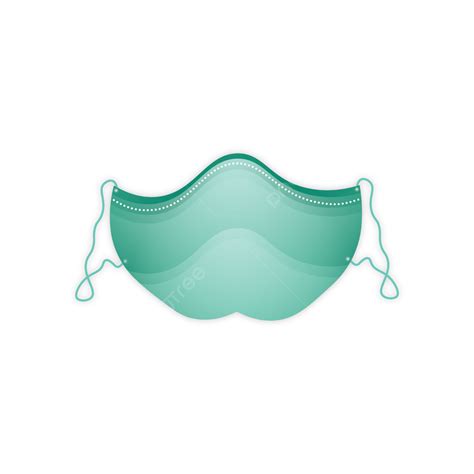Wear Medical Mask Vector Png Images Medical Green Mask Png Transparent