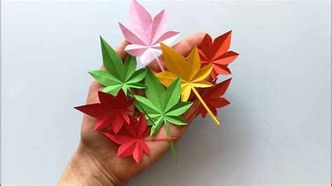 Origami Leaf Youtube
