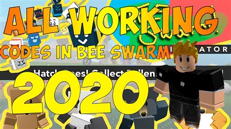 Bee swarm simulator codes are special promotional codes released by the game's developer that allow players to obtain varied kinds of rewards. ALL WORKING CODES IN BEE SWARM SIMULATOR ROBLOX 2020 - YouTube