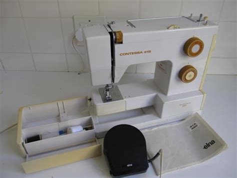 Sewing Machines And Overlockers Elna Contessa 415 Sewing Machine Was