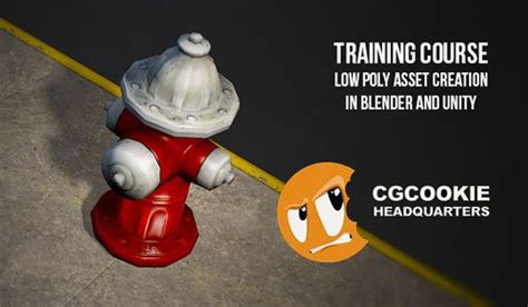 Cg Cookie Low Poly Game Asset Creation Fire Hydrant In Blender And