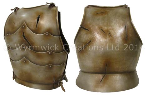 Medieval Larp Armour Set Made In A Battle Scarred Finish By Wyrmwick