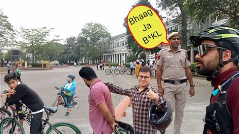 Raahgiri Cycle Event In Delhifat Biker Vaibhav Youtube