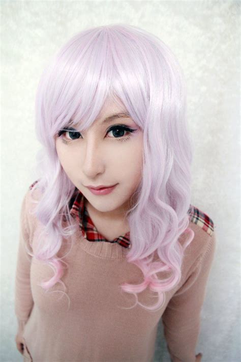 Song Wig00724 Light Purple Mixed Pink Multi Color Long