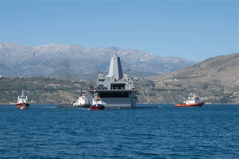 Uss San Antonio Arrives In Souda Bay Greece Commander Us 2nd
