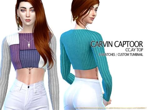 Ay Top By Carvin Captoor At Tsr Sims 4 Updates