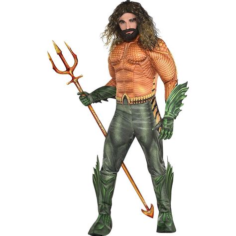 Dc Comics Aquaman Costume Superhero Costumes For Men Aquaman Costume