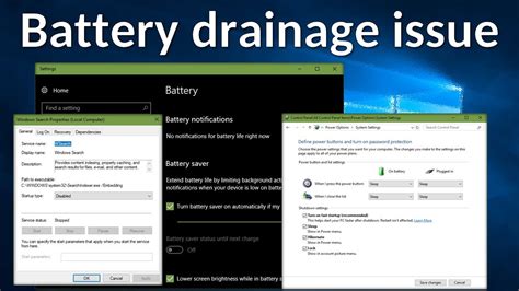 Battery Drainage Issue On Windows 10 Youtube