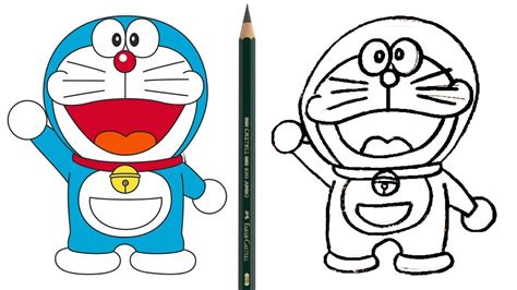Cara Menggambar Doraemon Untuk Pemula Youtube