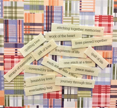 Quilting Word Tiles Words On Fabric Fabric Word Tiles Etsy