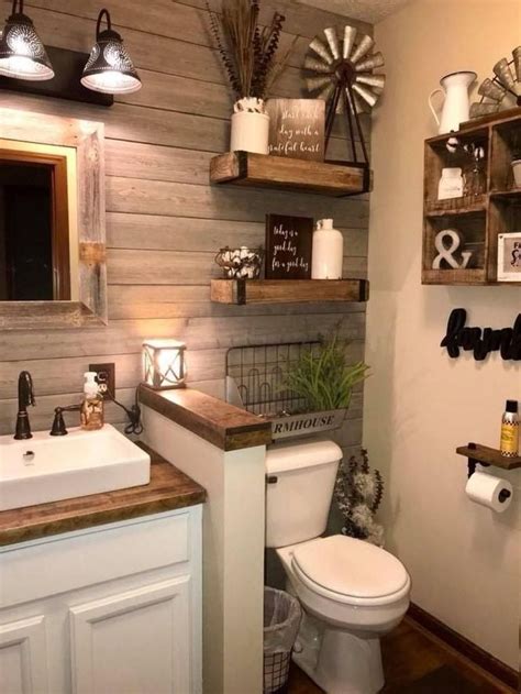 Cozy Small Bathroom Ideas With Wooden Decor 23 Trendecors