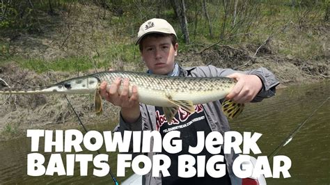 Fishing For Long Nose Gar With Jerk Baits Youtube