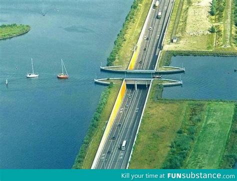 Underwater Bridge In The Netherlands Funsubstance