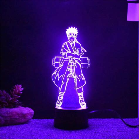 Color Changing Naruto 3d Led Light Night Light Kids 3d Led Light