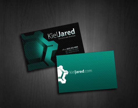 It allows users to design business and visiting cards. Kiel Jared business cards | App design, Website design ...