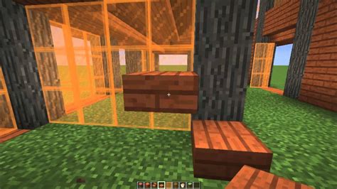 Minecraft Acacia Wood House Tutorial Youtube