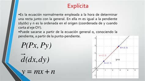 Ppt Ecuaciones De La Recta Powerpoint Presentation Id5019985