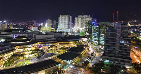 Cebu Business Park Cebu City At Night Oscarmachaconjr Flickr