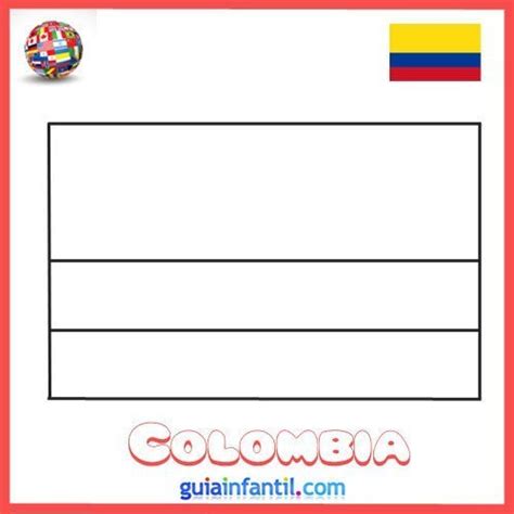 Imagen De La Bandera De Colombia Para Colorear Imagui