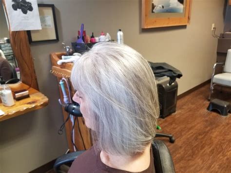 Tired of gray hair upkeep and ready to embrace your gray hair? Lowlights to natural gray hair in 2020 | Natural gray hair ...
