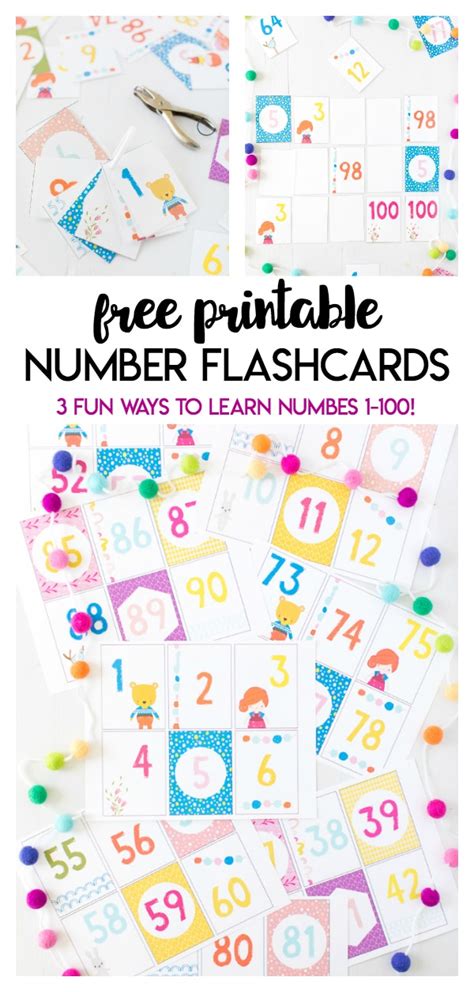 Numbers 1 To 100 Esl Flashcards Free Printable Number Flashcards