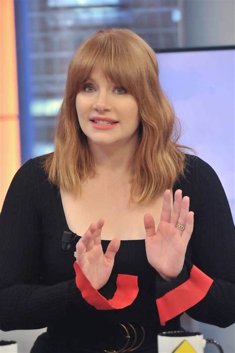 She appeared in several films including m. Bryce Dallas Howard - Visits the TV Show El Hormiguero in ...