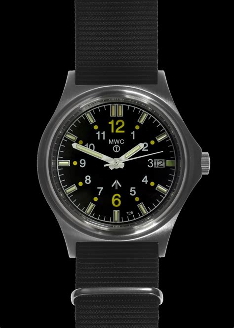 g10sl mkv 100m water resistant military watch with gtls tritium light mwc military watch company
