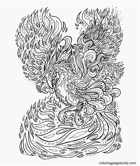 26 Best Ideas For Coloring Phoenix Coloring Pages For Adults