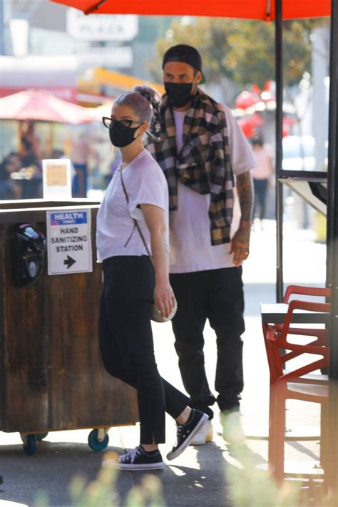 Kelly Osbourne and her boyfriend - Seen at Chin Chin restaurant in West 