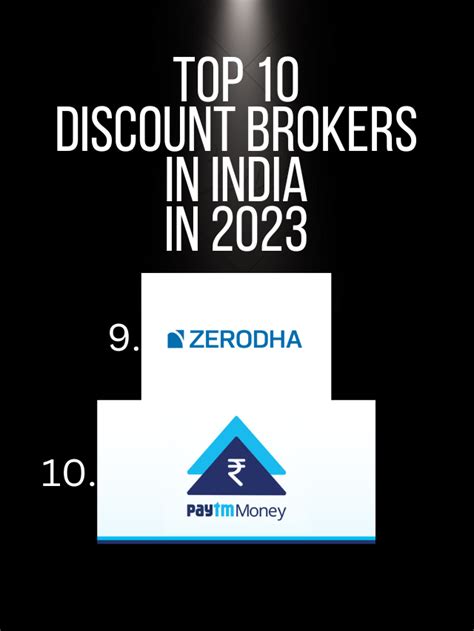 Top 10 Discount Brokers In 2023 Bazaar Badshah