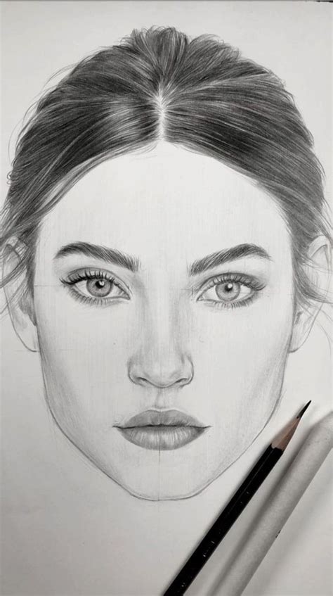 How To Draw A Girl Face With Pencil Sketch Step By St Vrogue Co