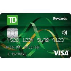 In this case, a good alternative is going with a brand of credit card you already have a relationship with. TD Bank Rewards Visa Card Review May 2020 | Finder Canada