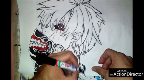 Como Dibujar A Kaneki Ken Tokyo Ghoul Paso A Paso How To Draw