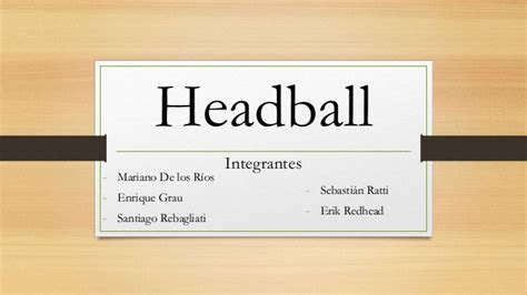 Juego deportivo inventado / trivial pursuit, el juego. Headball + Brigada - Deporte Inventado - Grupales