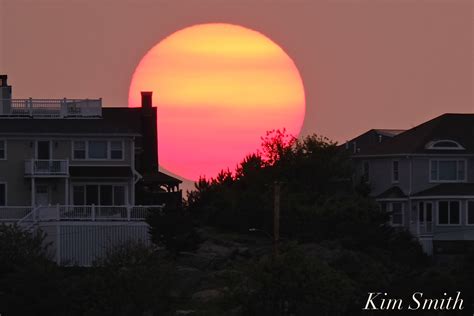 Good Harbor Beach Pink Ball Sunrise Copyright Kim Smith 4 Good