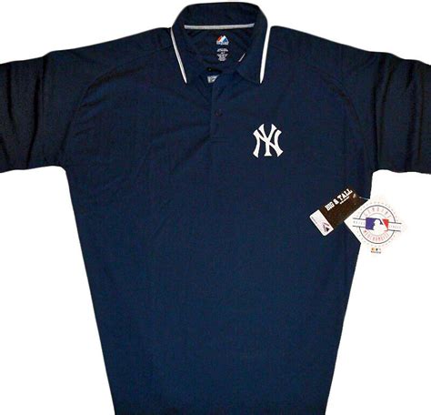 New York Yankees Majestic Mlb Mens Navy Polo Shirt Big And Tall Sizes Ebay