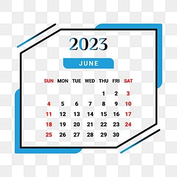 2023 Takvimi Haziran Siyah Beyaz 2023 Takvimi Takvim Haziran PNG