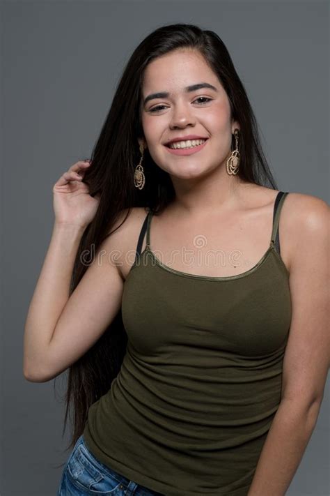 Teen Hispanic Female Model Stock Photo Image Of Girl