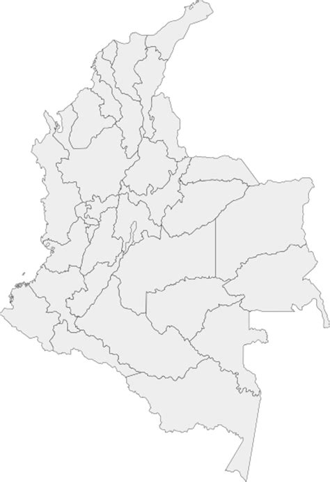 Images And Places Pictures And Info Colombia Map Outline