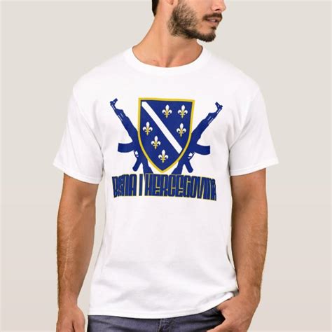 Bosnia T Shirts And Shirt Designs Zazzle Uk