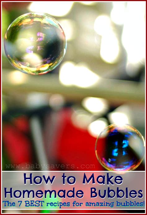 How To Make Bubbles 7 Best Homemade Bubble Recipes For Kids How To