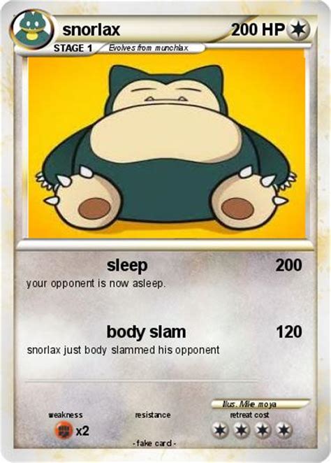Swsh brings with it the new pokemon v mechanic! Pokémon snorlax 321 321 - sleep - My Pokemon Card