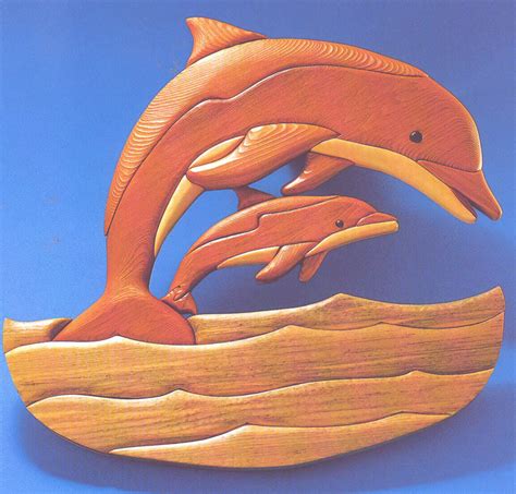 Dolphin Intarsia Pattern Ps Wood Machines