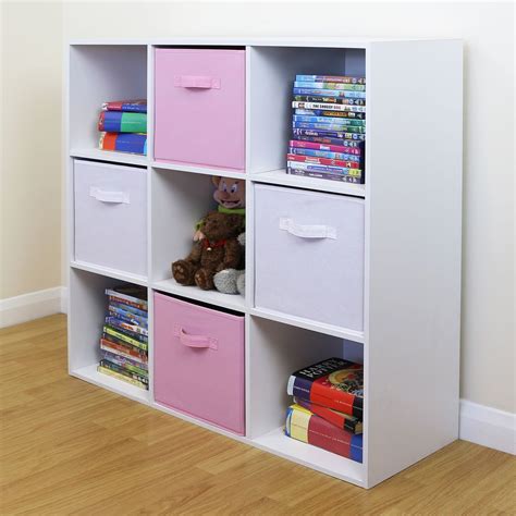 3 Tier White Wooden Shelf Unit Perfect For Play Rooms Kids Bedrooms