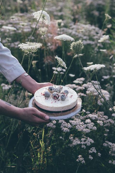 Decorate the cake just before serving. Gluten-free White Mousse Au Chocolat Cake with Cherry-Plum ...