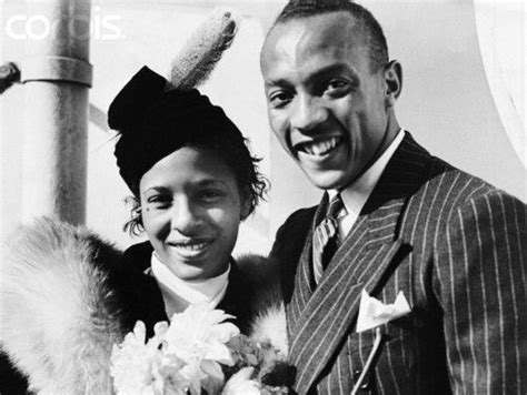 Jesse Owens And Wife Ruth Black Loveis A Beautiful Thing Jesse